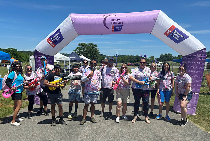 Diamond Credit Union volunteers at Relay for Life.
